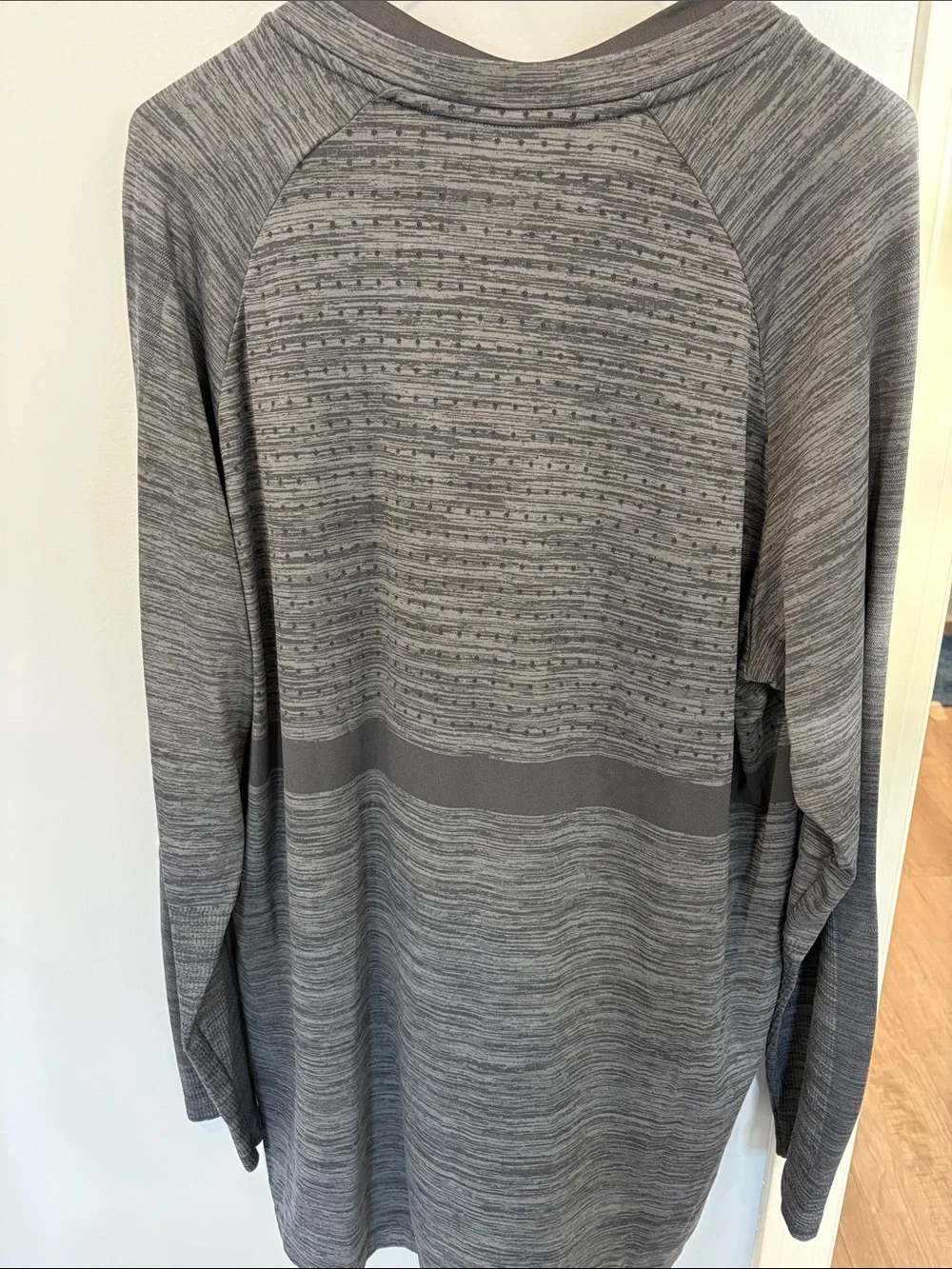Nike Blue/Gray Dri-FIT Quarter-Zip Blade Collar Golf Pullover